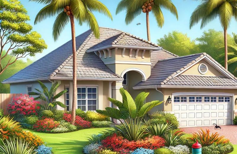 Florida Home with Ants Crawling