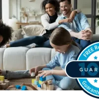 Family in pest free home