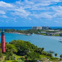 aerial photo of palm beach county florida
